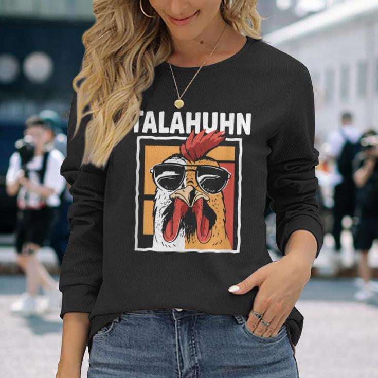 Talahuhn Saying Meme German Rap Outfit Carnival Langarmshirts Geschenke für Sie