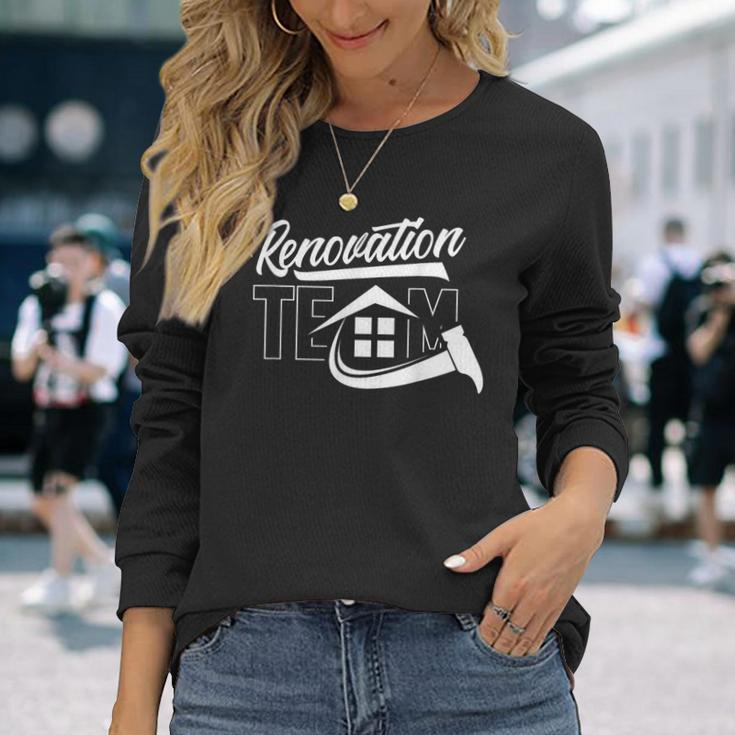 Team Renovation Diy Restoration Renovation S Langarmshirts Geschenke für Sie