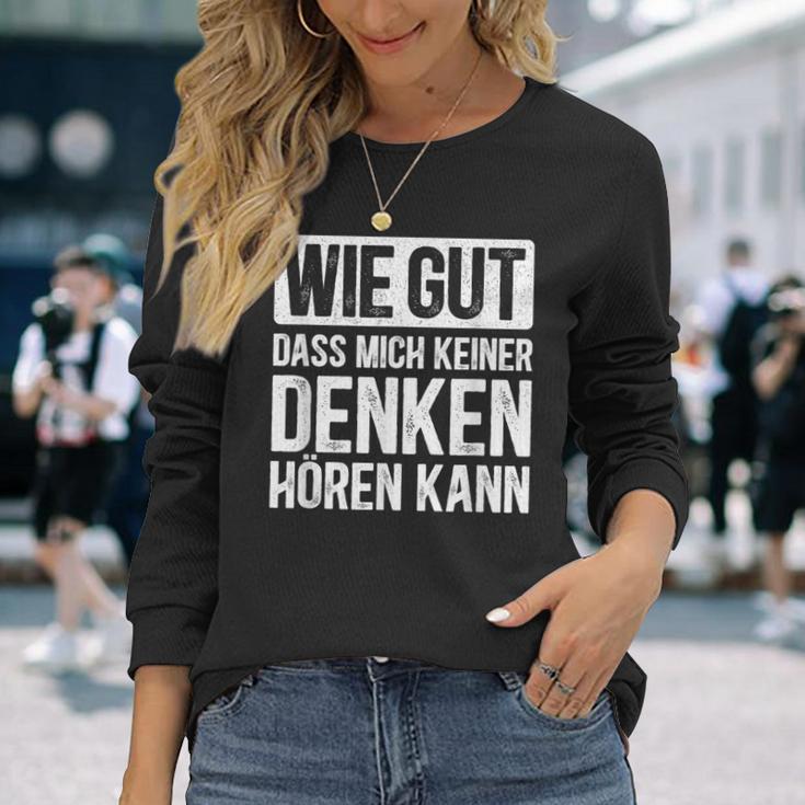 Thinking Hearing Sayings Langarmshirts Geschenke für Sie