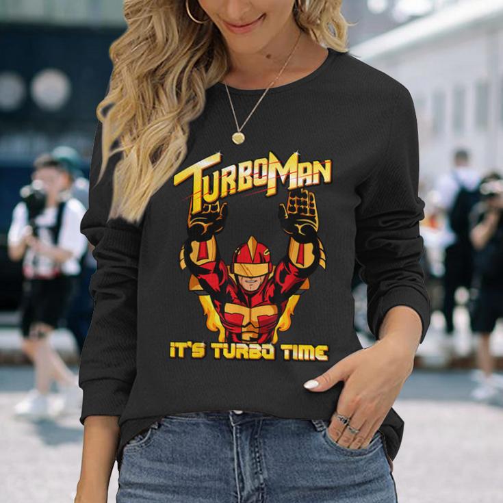 Turbo Man It's Turbo Time Langarmshirts Geschenke für Sie