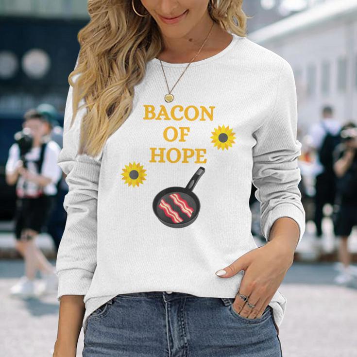 Bacon Of Hope Baerbock Green Bundestag Anti-Green Party Green Langarmshirts Geschenke für Sie