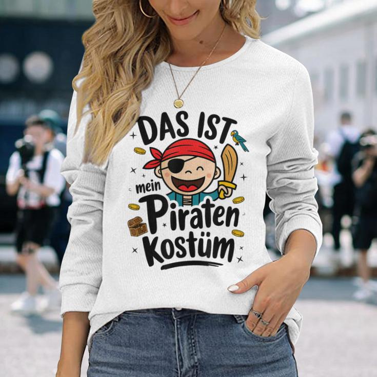 Das Ist Mein Piraten Kostü Das Ist Mein Blue Langarmshirts Geschenke für Sie