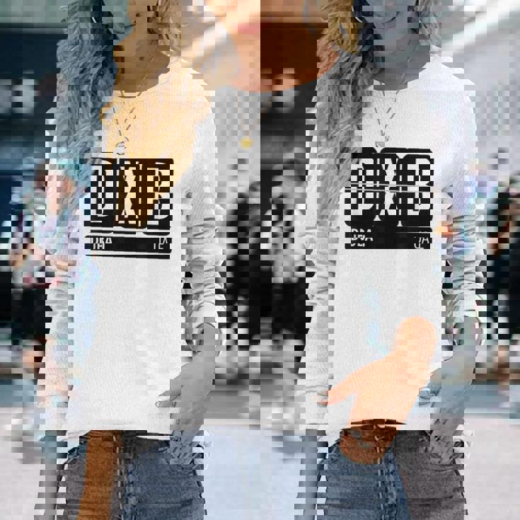 Dxb Dubai Arabic Emirate Travel Souvenir Langarmshirts Geschenke für Sie