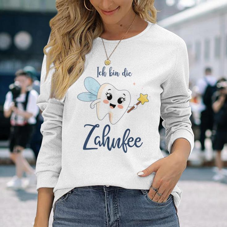 Ich Bin Die Zahnfee Costume For Carnival And Fancy Dress Langarmshirts Geschenke für Sie