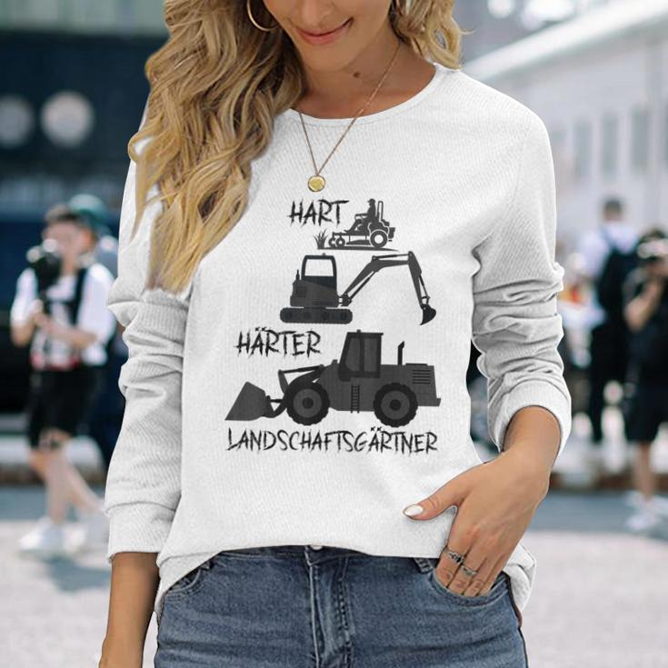 Landscape Gardener Hard Saying Gardener Garden Langarmshirts Geschenke für Sie