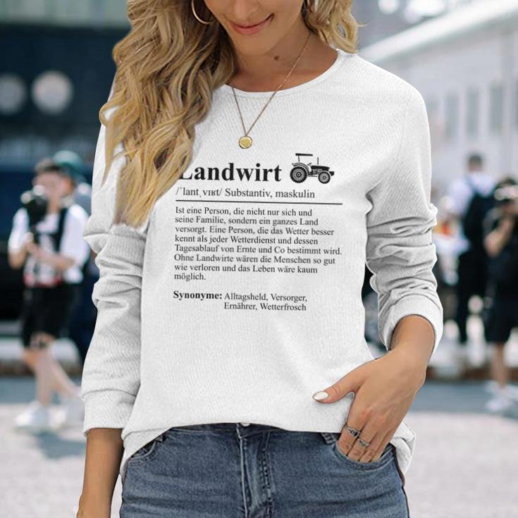 Lustiger Bauer Spruch Traktor Landwirt Lustig Langarmshirts Geschenke für Sie