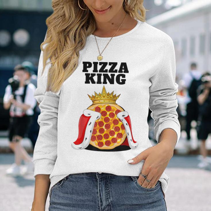 Pizza King Pizza Lovers Langarmshirts Geschenke für Sie