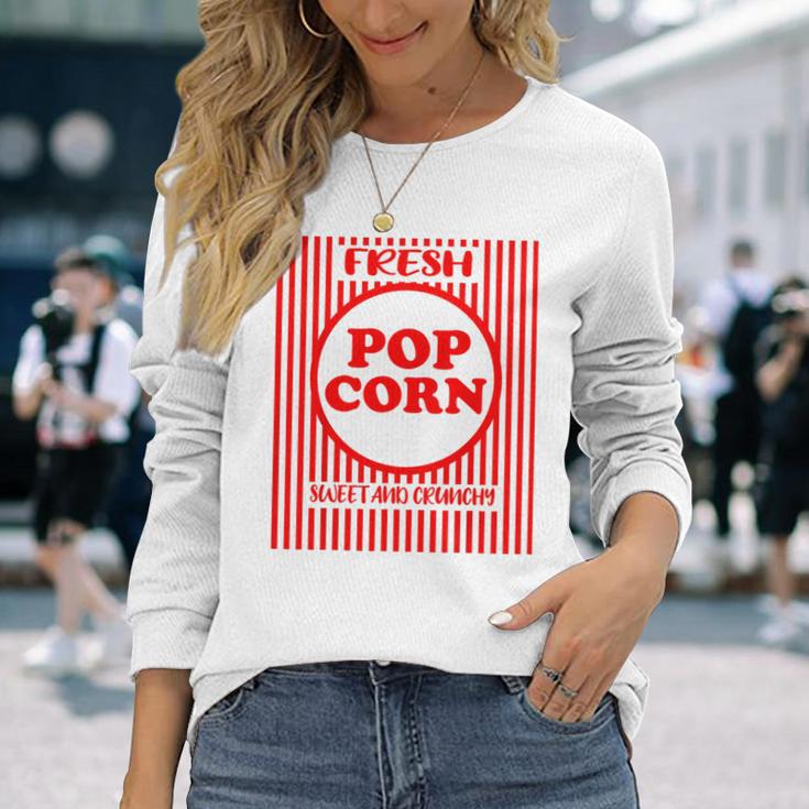 Popcorn Carnival Costume Langarmshirts Geschenke für Sie