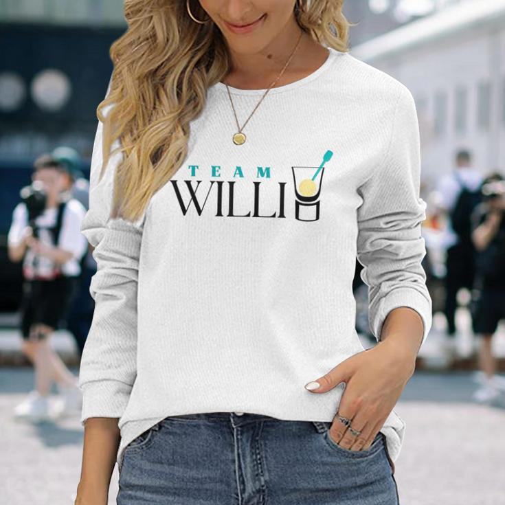 Team Willi Williams Christ Pear Schnapps Shot Apres Ski Langarmshirts Geschenke für Sie