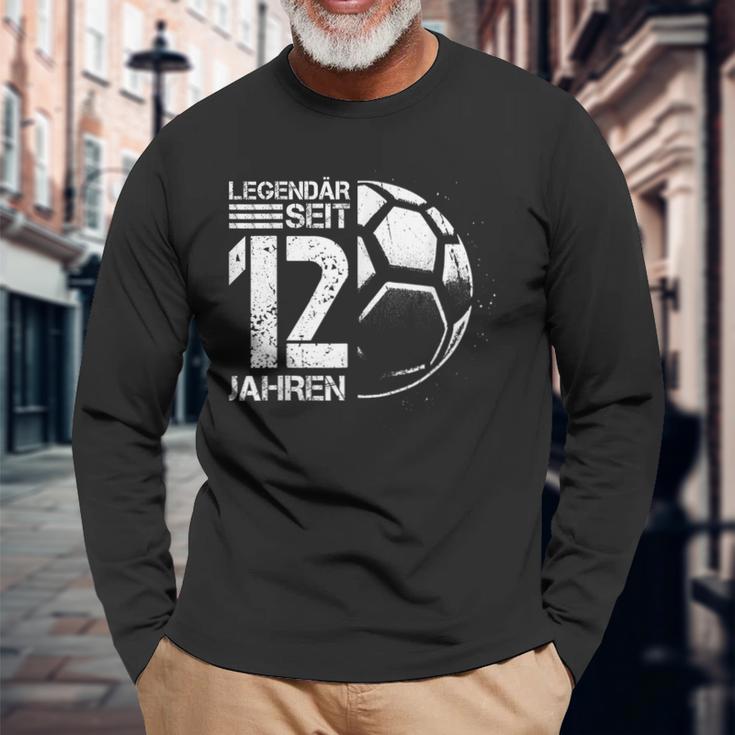 12 Geburtstag Retro Handball Spieler 12 Jahre Junge Kinder Langarmshirts Geschenke für alte Männer