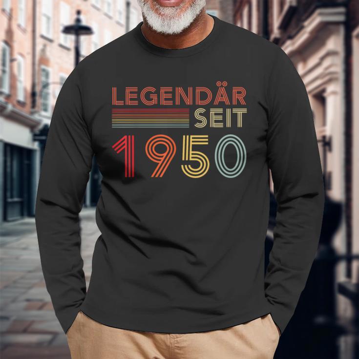 1950 Birthday Man 75Th Decoration 75S 75Th Birthday Langarmshirts Geschenke für alte Männer