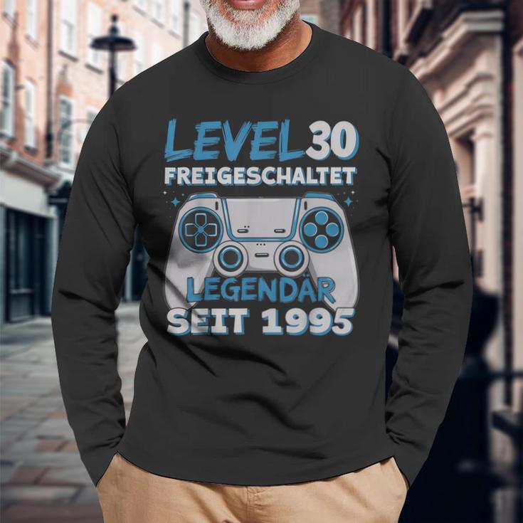 1995 Birthday Man 30Th Decoration 30S 30Th Birthday Langarmshirts Geschenke für alte Männer