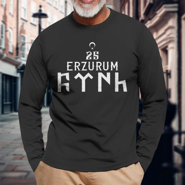 25 Erzurum Turkey Langarmshirts Geschenke für alte Männer