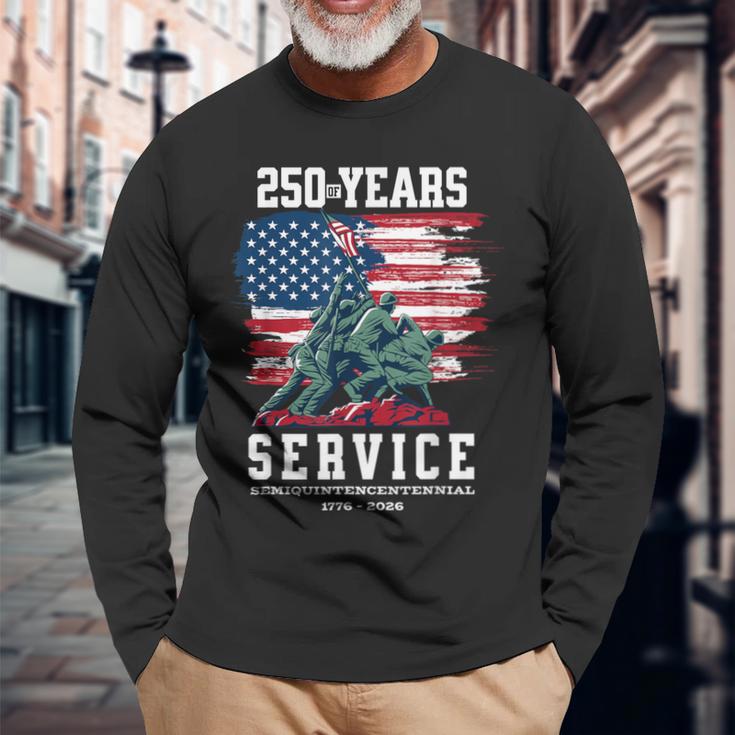 250 Years America Anniversary 250Th Independence Day Long Sleeve T ...