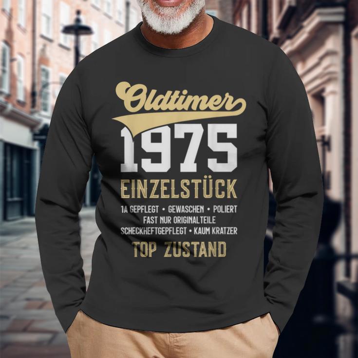 48 Jahre Oldtimer 1975Intage 48Th Birthday Langarmshirts Geschenke für alte Männer