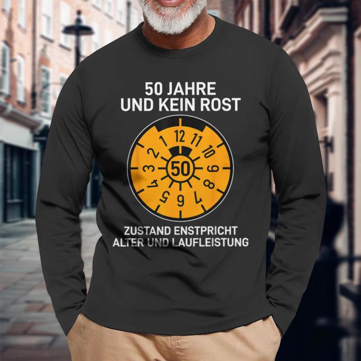 50 Geburtstag Mann Frau 50 Jahre Deko 1975 Geschenk Lustig Langarmshirts Geschenke für alte Männer