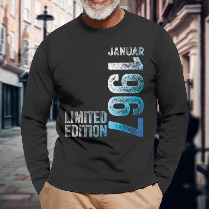 56Th Birthday Man 56 Years Limited Edition January 1967 Langarmshirts Geschenke für alte Männer