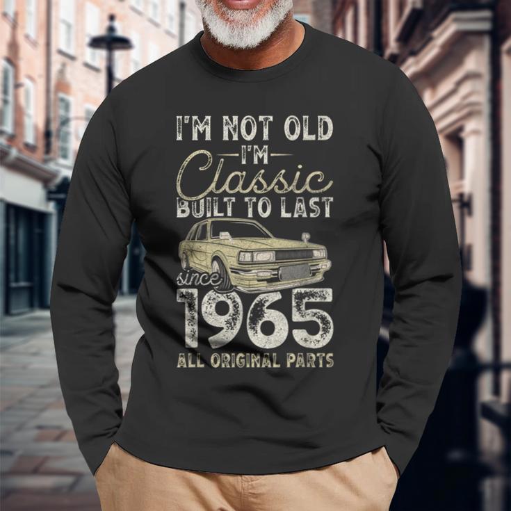 60 Geburtstag Seit 1965 Oldtimer 60 Jahre Alt Langarmshirts Geschenke für alte Männer