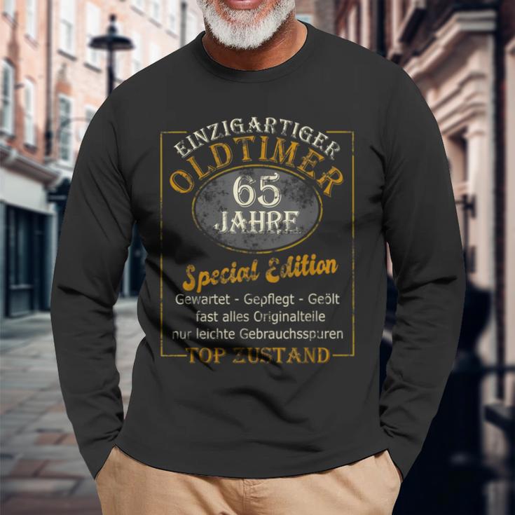 65Th Birthday Man 65 Years Oldtimer 65Er Papa Grandpa Langarmshirts Geschenke für alte Männer