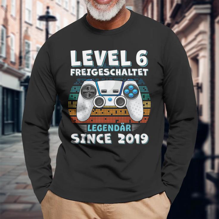 6Th Birthday Boy Decoration 2019 6Th Birthday Langarmshirts Geschenke für alte Männer