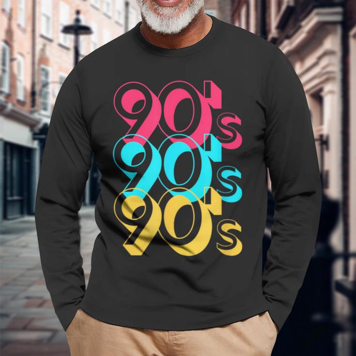 For 90S In Fan 90S Music Party Langarmshirts Geschenke für alte Männer