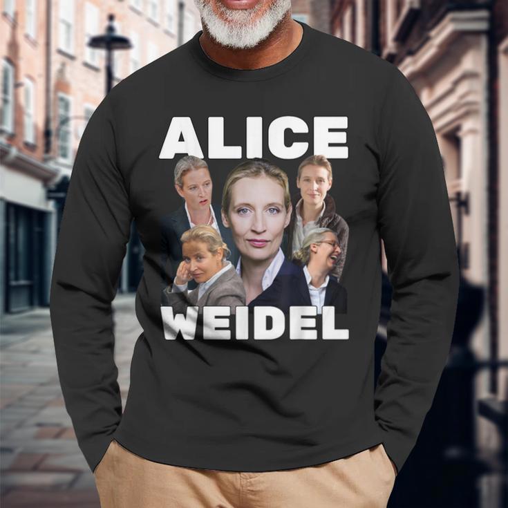 Alice Weidel Fan Merch Langarmshirts Geschenke für alte Männer