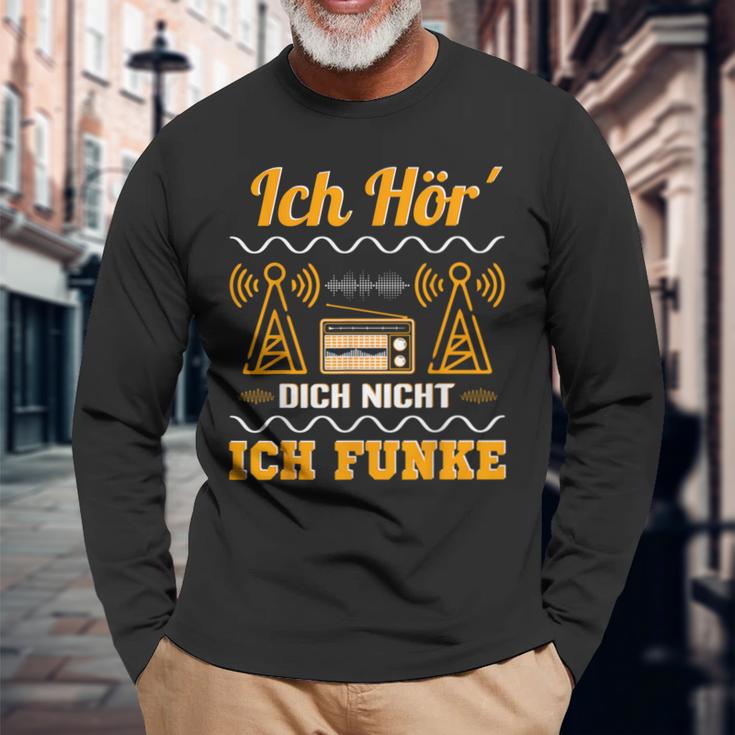 Amateurfunk Ich Hör´ Dich Nicht Ich Funke I Langarmshirts Geschenke für alte Männer