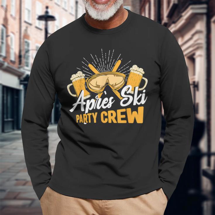 Après Ski Party Crew Saufen Apres Ski Winter Holiday Langarmshirts Geschenke für alte Männer