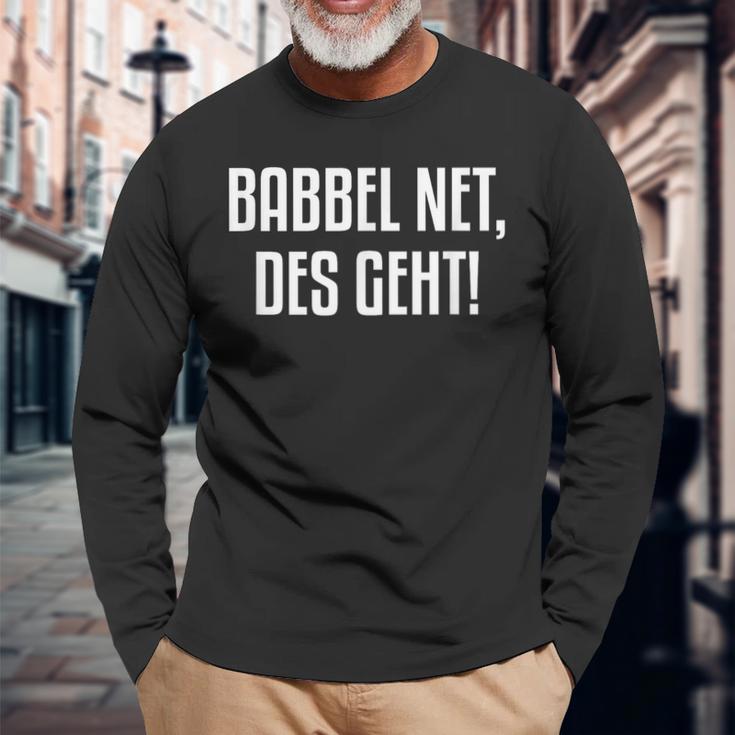 Babbel Net Des Geht Hessian Langarmshirts Geschenke für alte Männer