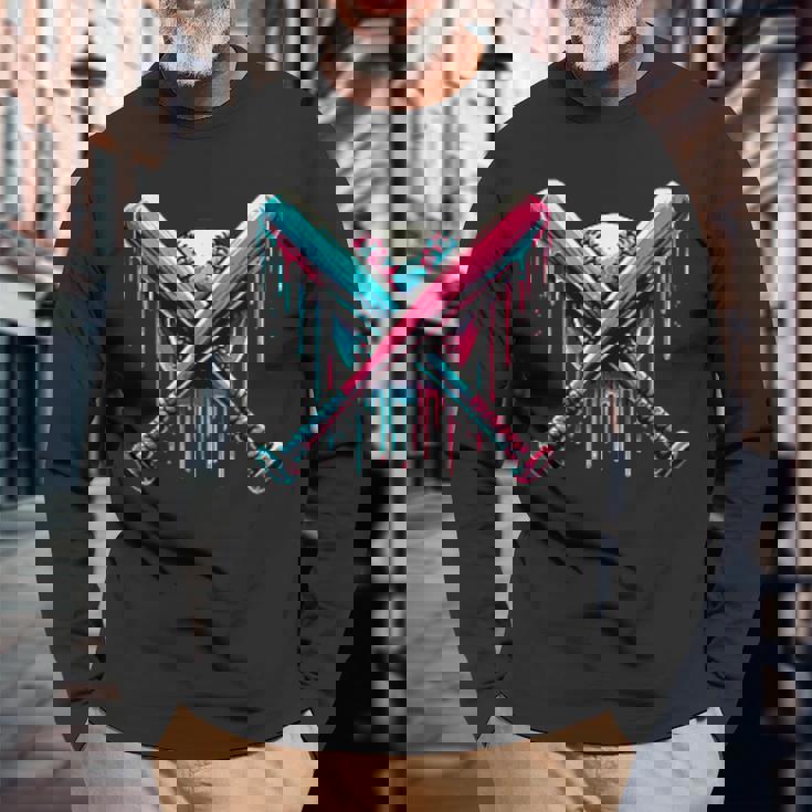 Baseball Drip For Boys Ice Cream Drip Youth Boys Baseball Long Sleeve T-Shirt Gifts for Old Men Baseball Drip For Boys Ice Cream Drip Youth Boys Baseball Long Sleeve T-Shirt Gifts for Old Men