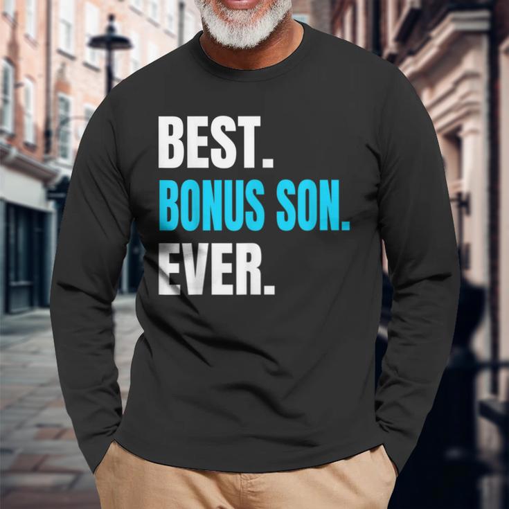 Best Bonus Son Ever Langarmshirts Geschenke für alte Männer