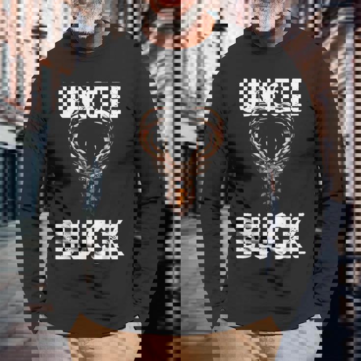 Best Uncle Buck Ever Hunting Deer Buck Long Sleeve T-Shirt Gifts for Old Men