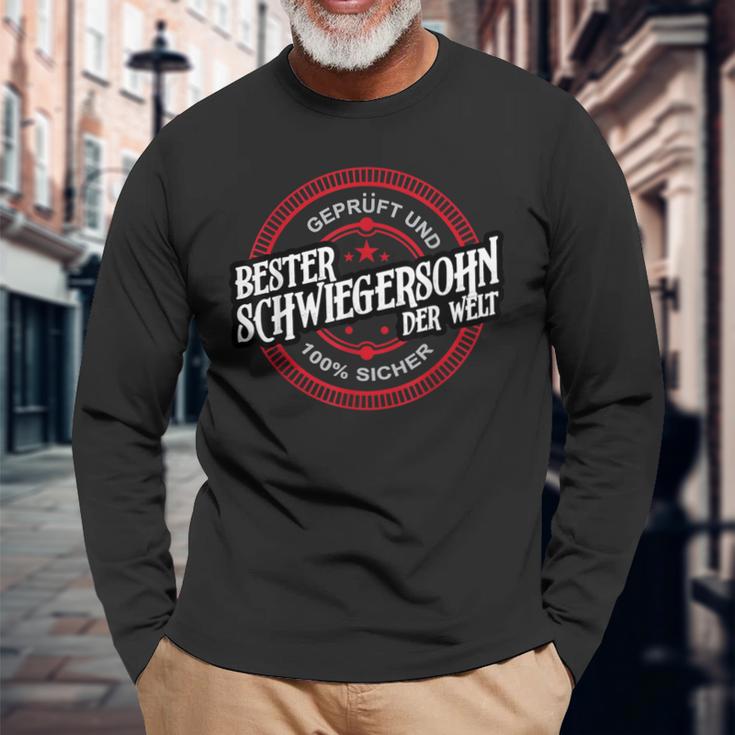 Bester Schwiegersohn Der Welt Best Slogan Langarmshirts Geschenke für alte Männer