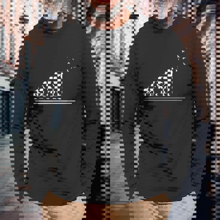 Bird Watching Evolution Bird Watching Camiseta de manga larga Regalos para ancianos