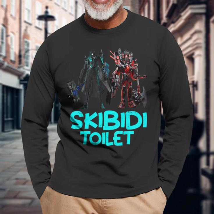 Birthday Boy For Children Adults Lovers Skibidi Toilet Langarmshirts Geschenke für alte Männer