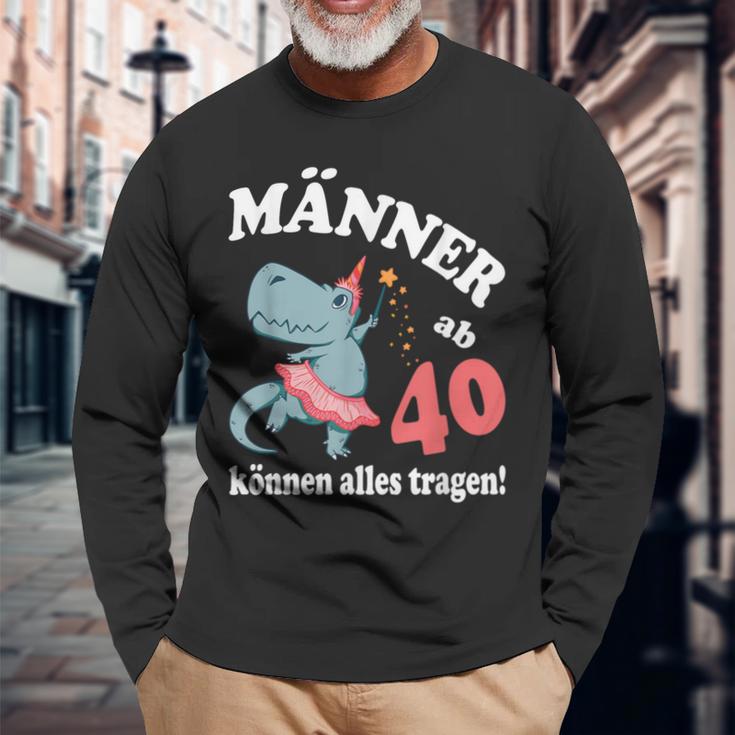 Birthday Saying From 40 Can Wear Everything Langarmshirts Geschenke für alte Männer