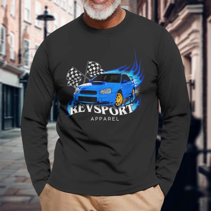 Blue WrxSti S Langarmshirts Geschenke für alte Männer