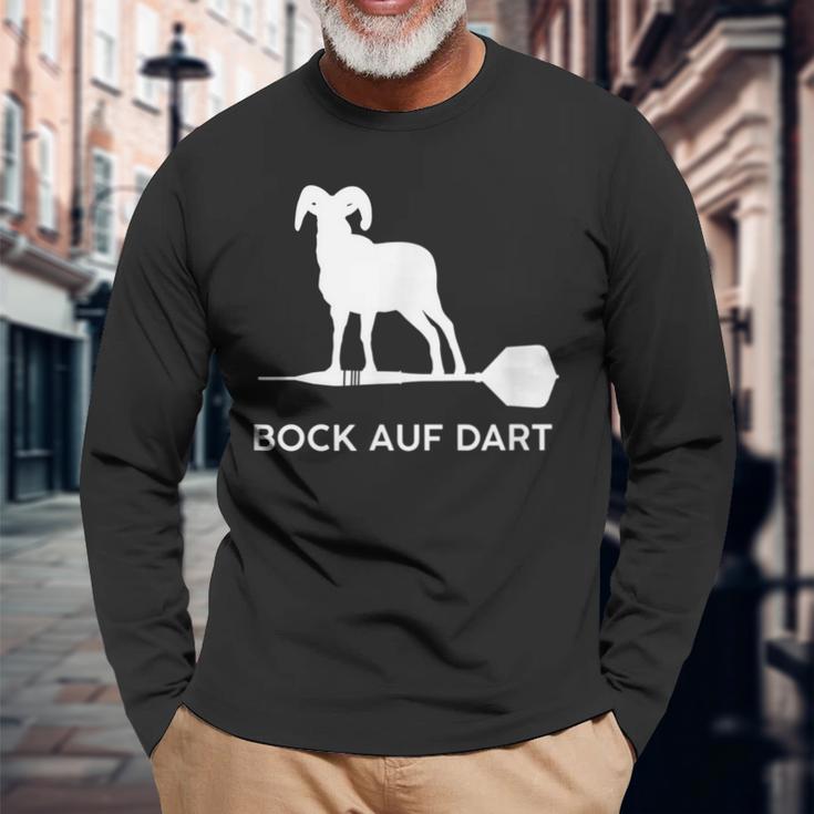 Bock Auf Dart Darts Accessory Langarmshirts Geschenke für alte Männer