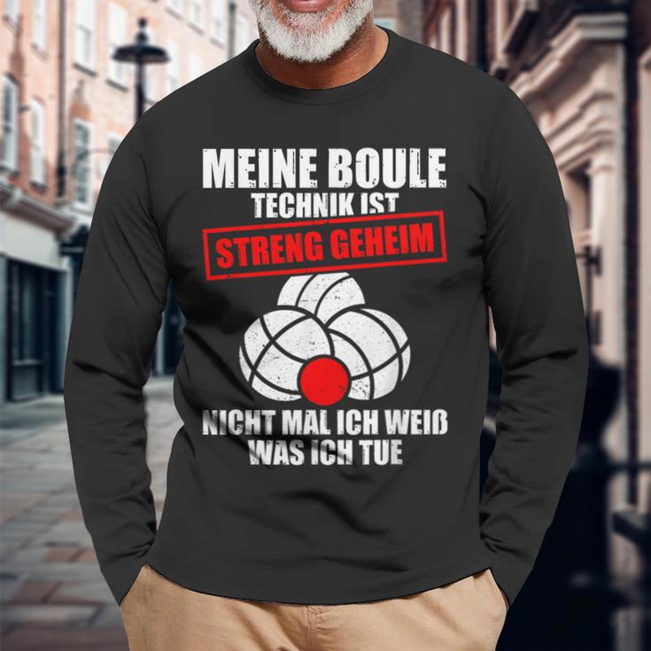 My Boule Technique Petanque Boule Langarmshirts Geschenke für alte Männer