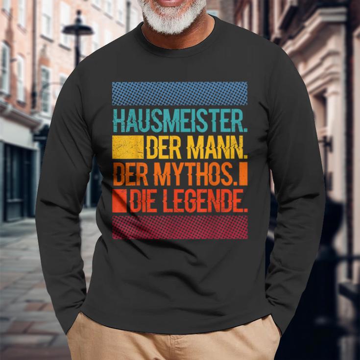 Caretaker Of The Man Of Mythos The Legend Idea Langarmshirts Geschenke für alte Männer