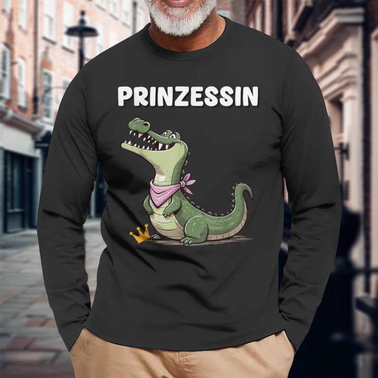 Carnival Princess Crocodile Cologne Alaaf Cologne Langarmshirts Geschenke für alte Männer