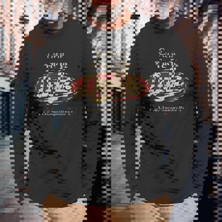 C'est Un Dolle Truc De Tu Ne Comprendrais Pas Dolle Nom T-shirt à manches longues Cadeaux pour les vieillards