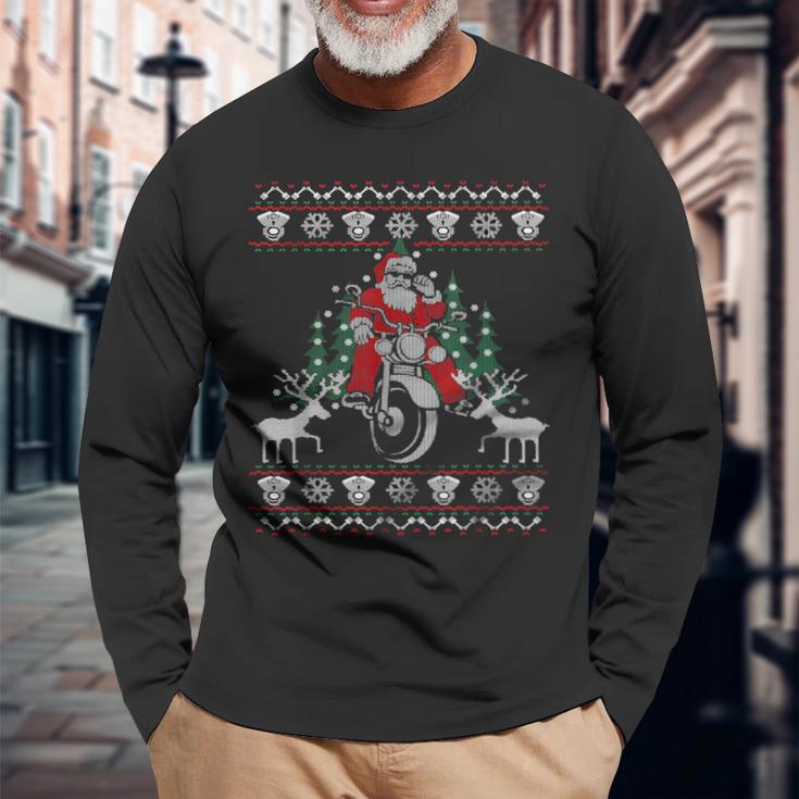 Christmas Holiday Idea Santa Claus Langarmshirts Geschenke für alte Männer