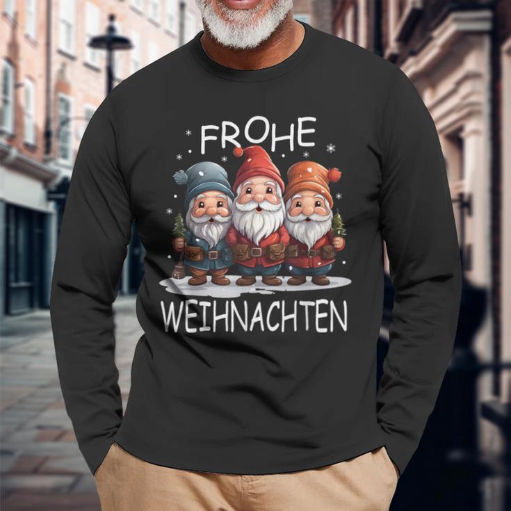 Christmas Three Dwarfs Matching Family Merry Christmas Langarmshirts Geschenke für alte Männer