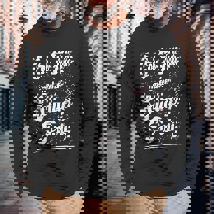 Coole Muttis Machen Schlagerparty Outfit Sexy Schlager Party Langarmshirts Geschenke für alte Männer