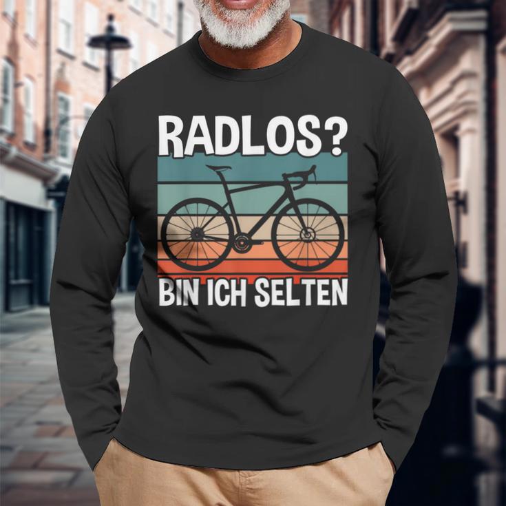 Cycling Fahrradfahrer Radlos Bin Ich Selten Langarmshirts Geschenke für alte Männer