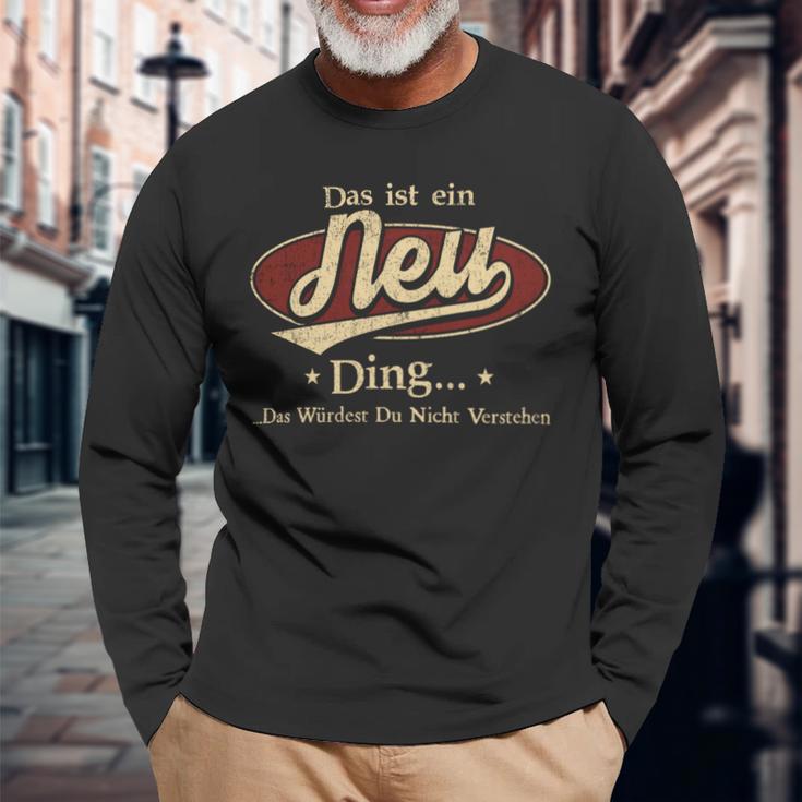 Das Ist Ein Neu Ding Das Würdest Du Nicht Verstehen Neu Name Langarmshirts Geschenke für alte Männer