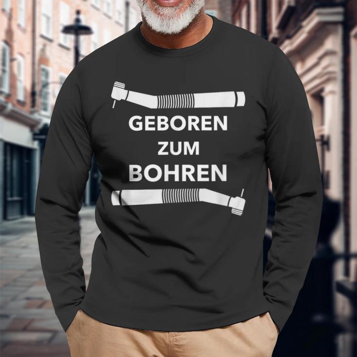 Dentist Dental Helper Dental Technician Langarmshirts Geschenke für alte Männer