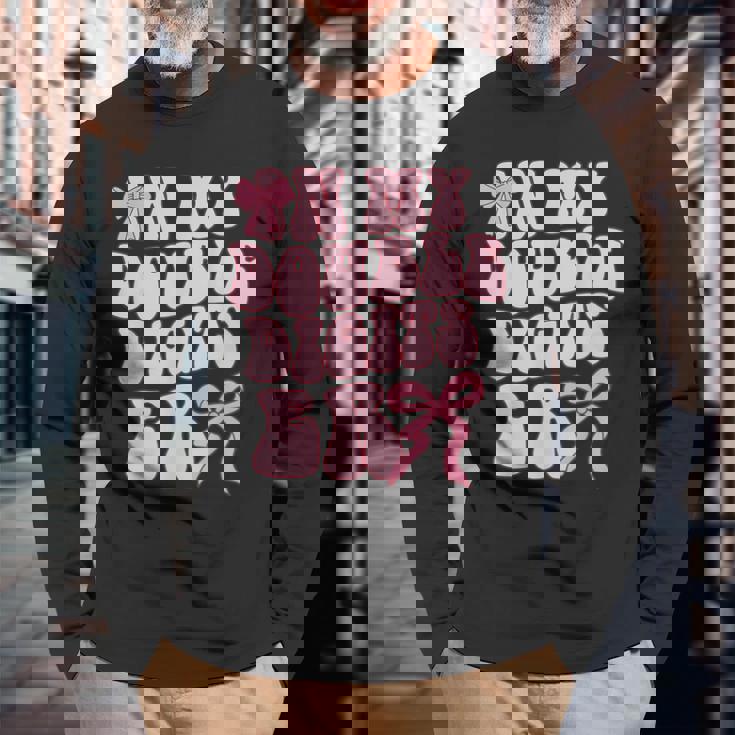 In My Double Digits Era Coquette 10 Year Old 10Th Birthday Long Sleeve T-Shirt Gifts for Old Men