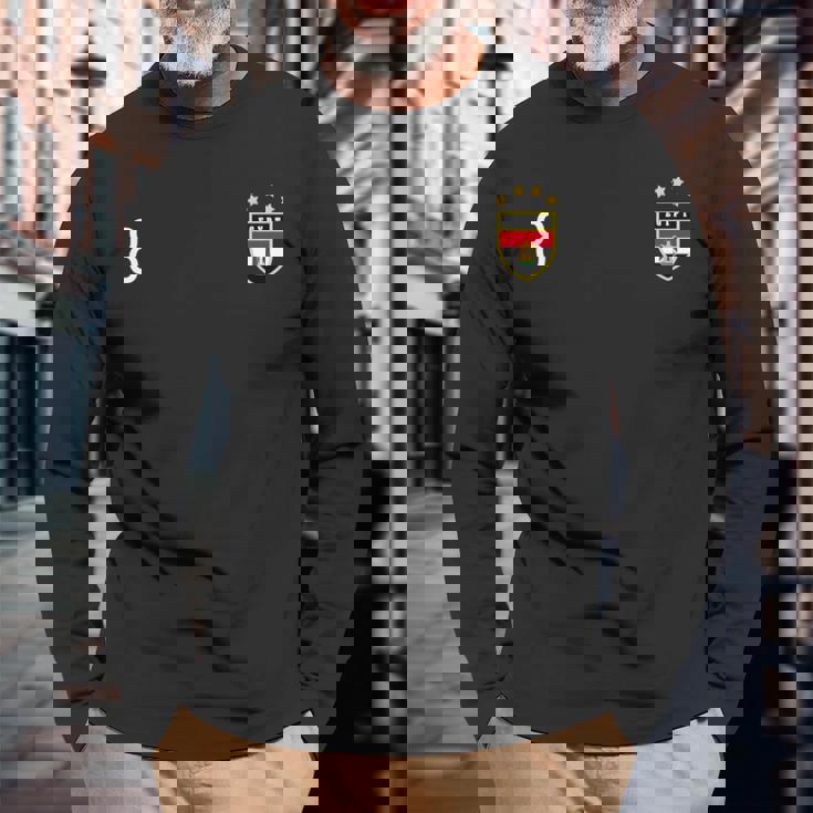 Egipto Número 8 Fútbol Bandera Fútbol Ocho Egipcio Camiseta de manga larga Regalos para ancianos
